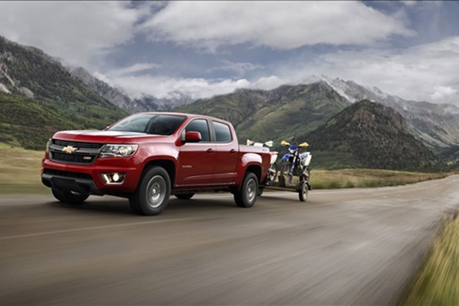 Chevrolet Colorado 2015 được đánh giá cao nhờ thiết kế hoàn toàn mới và động cơ V6 mạnh hơn nhưng lại tiết kiệm nhiên liệu hơn. 