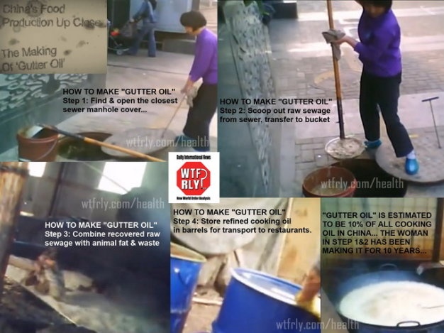 Một quy trình thu gom và chế biến dầu bẩn.