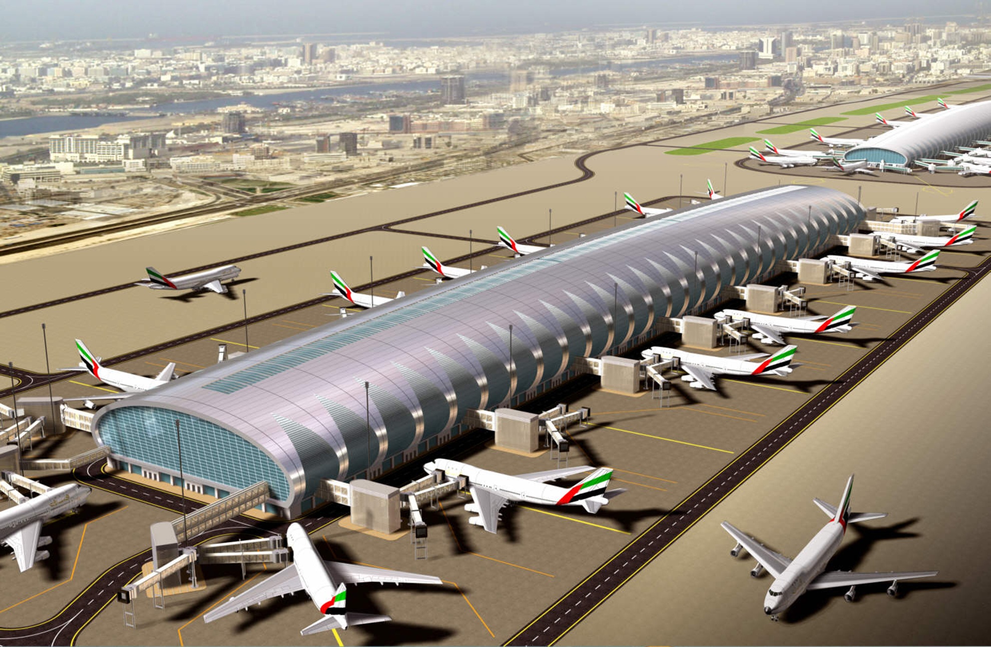 Nhung dieu it biet ve san bay lon nhat the gioi tai Dubai hinh anh