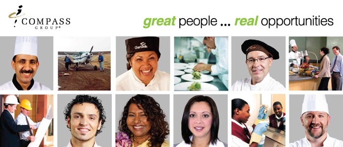 Compass Group plc (trụ sở: Vương quốc Anh, tổng số nhân viên: 506.699 người, doanh thu: <abbr class=