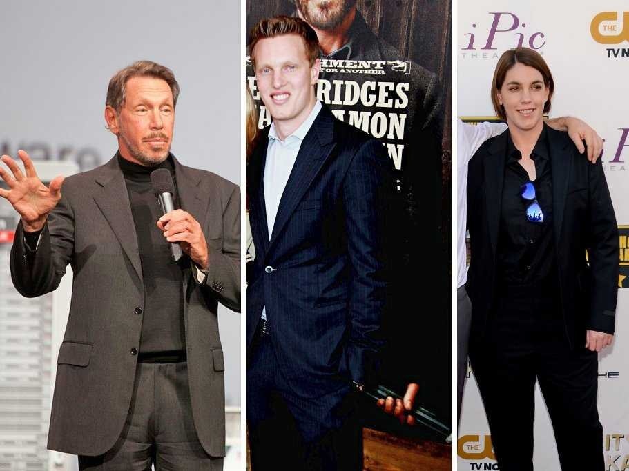 Ông có hai con với người vợ thứ ba - Barbara Boothe. Hai người con Megan và David hầu như đã bị hư hỏng do chính cha của họ, và cả hai đều đang theo đuổi sự nghiệp trong ngành công nghiệp điện ảnh. Một nguồn tin trên tạp chí Vanity Fair nói rằng, với Larry, Megan có 