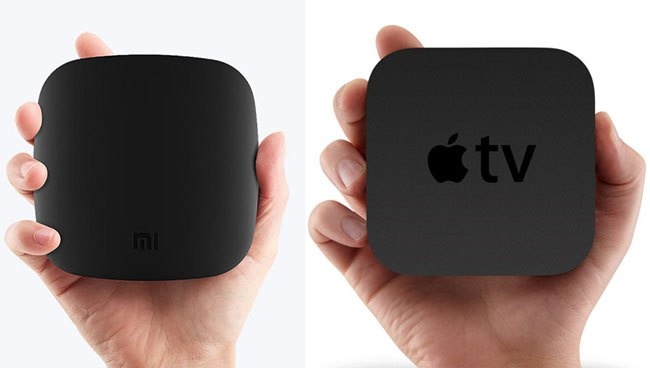 Mi Box và Apple  TV.