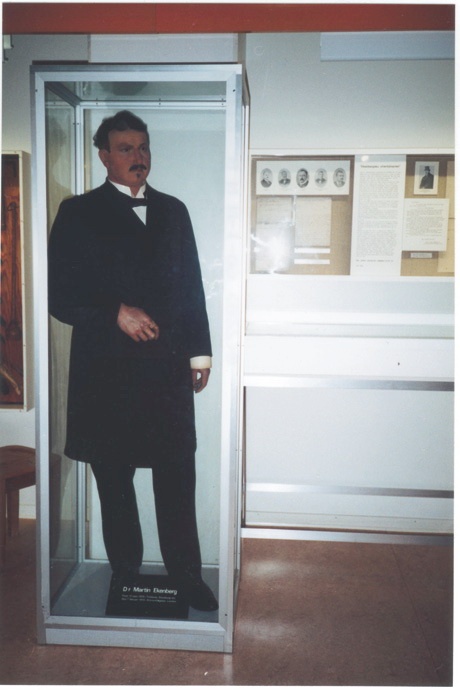 Tượng sáp của Martin Ekenberg được trưng bày tại Bảo tàng Cảnh sát Stockholm (Thụy Điển).