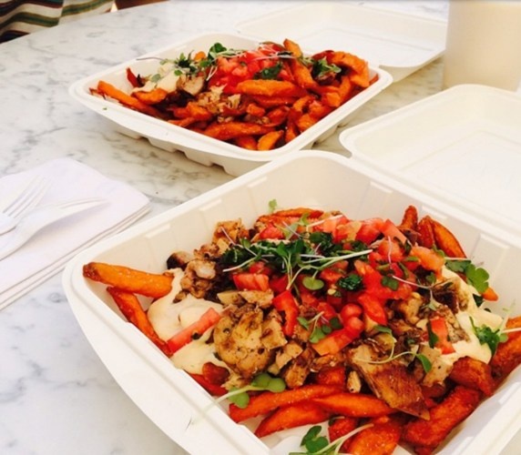 Hoặc một món ăn nhẹ khác với khoai lang chiên.