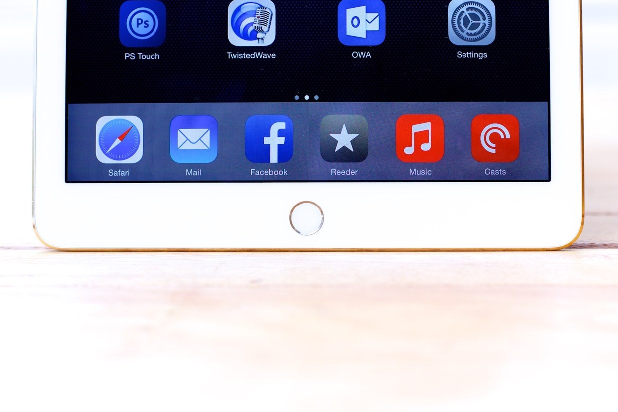 Touch ID trên iPad Air 2.