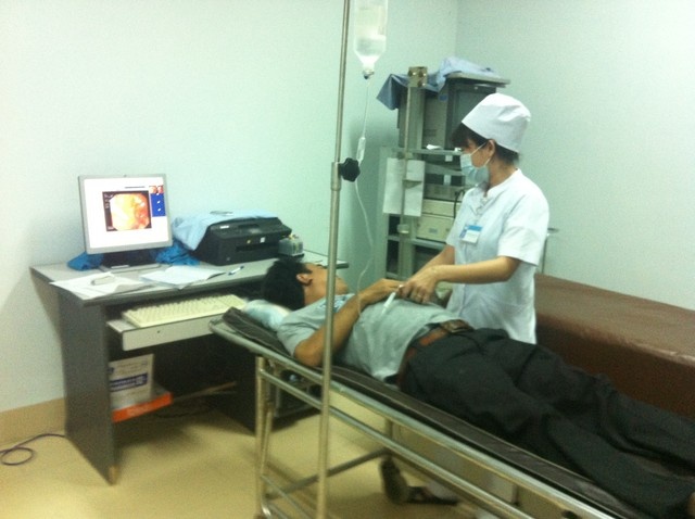 Nội soi kiểm tra sức khỏe bệnh nhân ổn định.