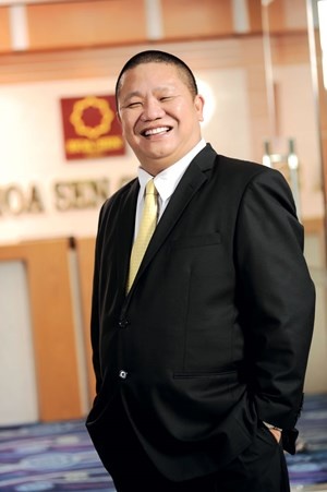 Chủ tịch Tập đoàn Hoa Sen - ông Lê Phước Vũ.