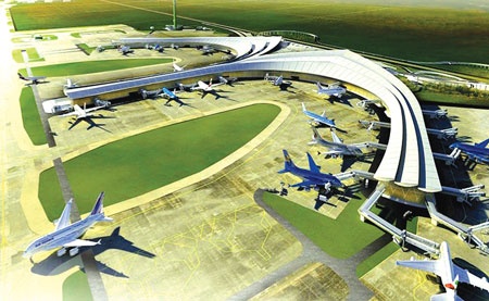 Mô hình một góc CHK quốc tế Long Thành.