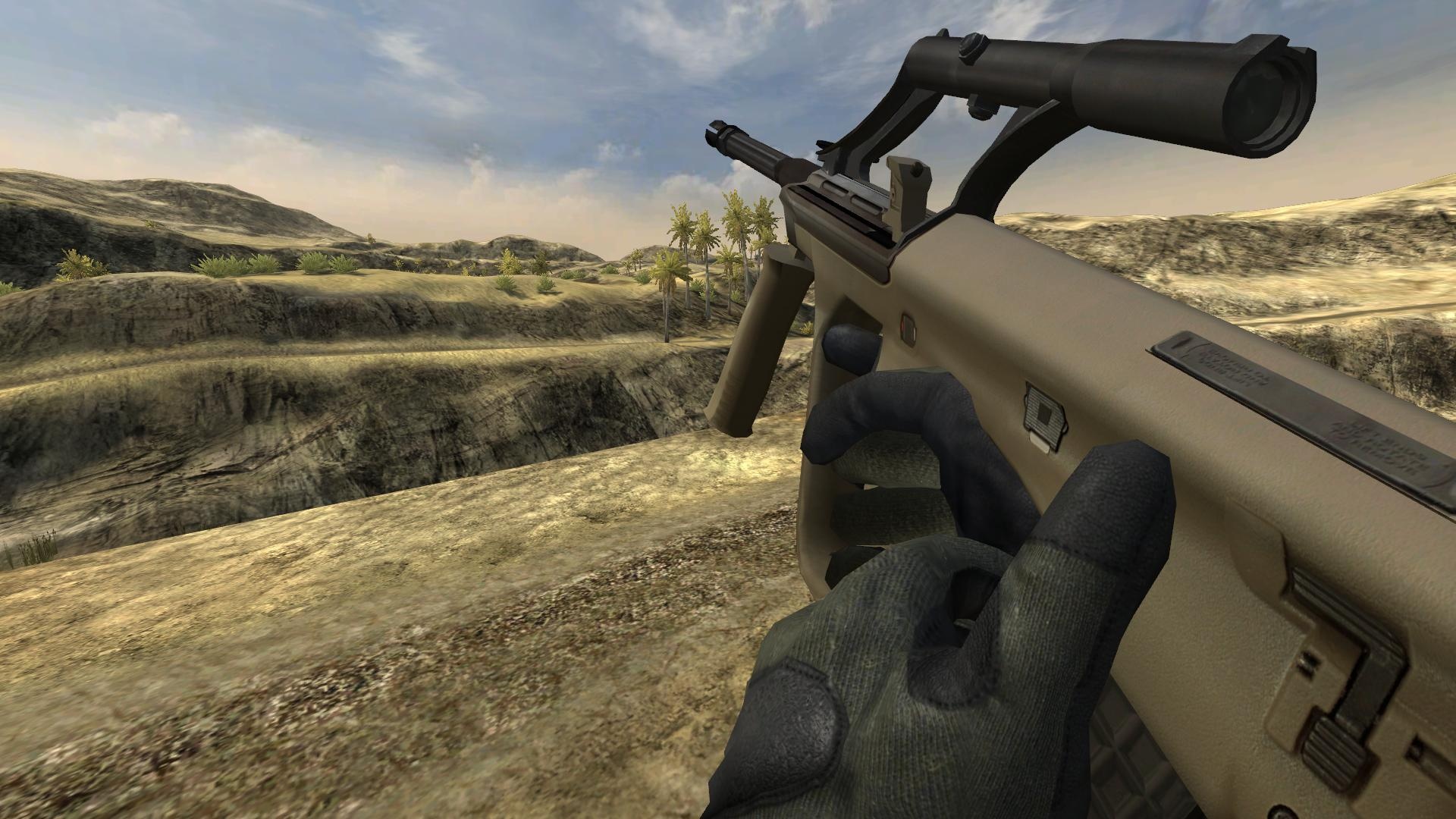 Nòng của AUG có 4 rãnh xoắn theo tỉ lệ 1:9 giúp ổn định đường đạn với các cỡ nòng có thể thay thế dễ dàng: tiêu chuẩn (508 mm), tiểu liên (350 mm), carbine (407 mm) và súng máy hạng nhẹ (621 mm).