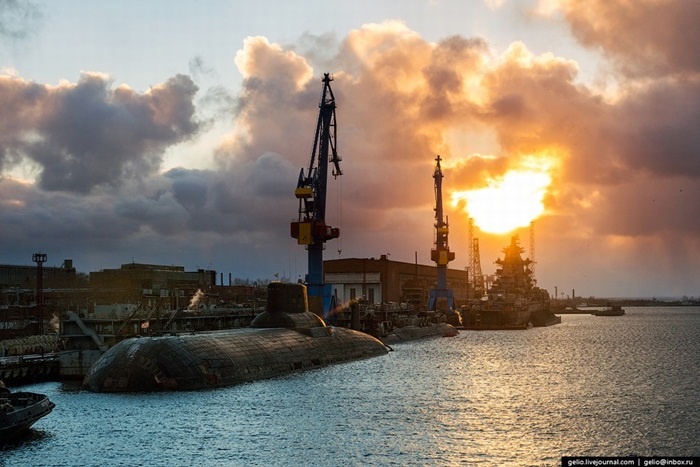 Xưởng đóng tàu ngầm bí mật của Nga được thành lập đầu những năm 1950.