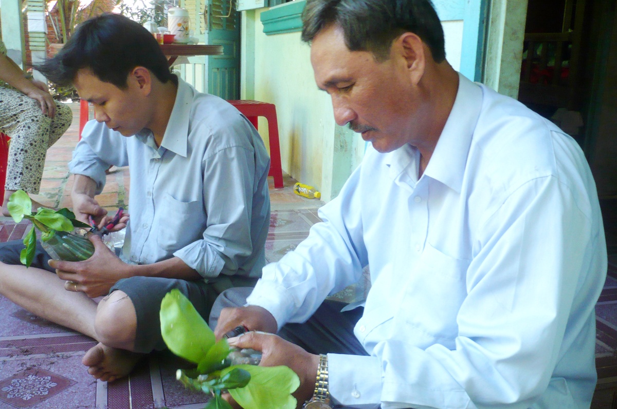 Vi sao nguoi dan mien Tay thich tao hinh buoi ban tay Phat? hinh anh