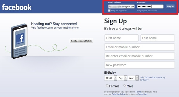 Cach dang xuat Facebook tu xa khi dang tri hinh anh