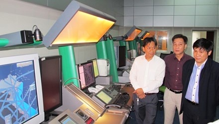 Dot nhap Trung tam Kiem soat bay ngan ty tai Ha Noi hinh anh