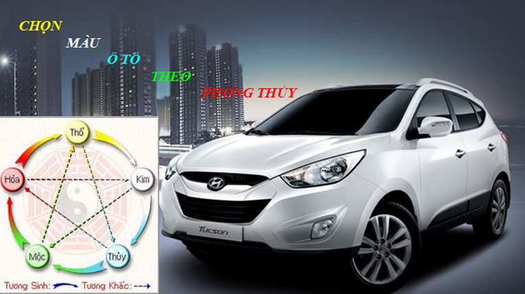 Người ta quan niệm nên mua xe có màu tương sinh với mạng của chủ nhân.