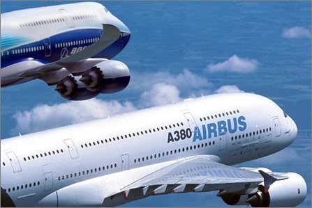 Airbus va Boeing chay dua tren thi truong hang khong hinh anh