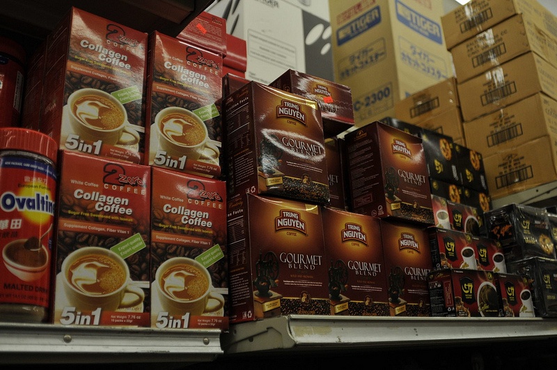 Sản phẩm Trung Nguyên có mặt tại siêu thị miền Đông nước Mỹ.