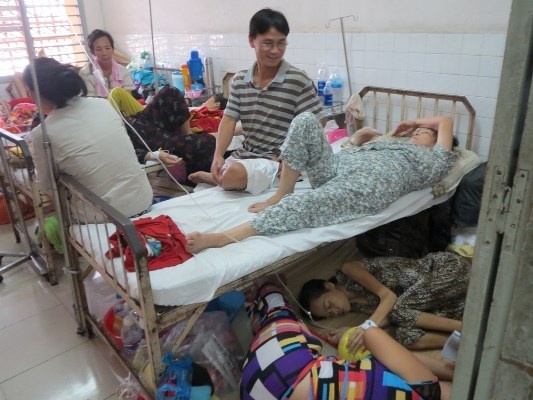 Quá tải tại Bệnh viện Ung bướu TPHCM.