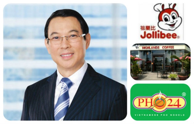 6. Phở 24 và Highland Coffee: đây là 2 thương hiệu mạnh của Việt Nam, từng khẳng định tên tuổi trên thị trường. Giờ đây cả hai thương hiệu này đều nằm trong tay Jollibee Food Corp sau thương vụ mua bán với giá <abbr class=