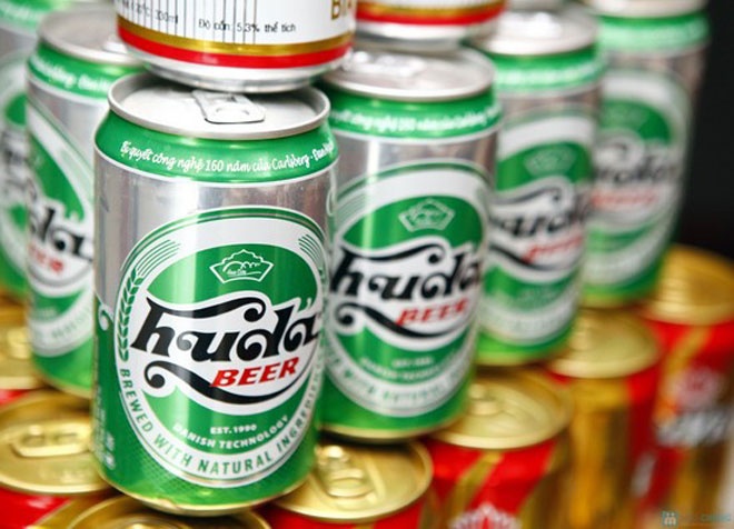 3. Bia Huda Huế: Công ty Bia Huế (Huda) được thành lập vào năm 1990, dưới tên gọi nhà máy Bia Huế. Năm 1994, nhà máy bia Huế liên doanh góp 50% vốn với tập đoàn Carlsberg (Đan Mạch) chính thức mang tên Công ty Bia Huế, trở thành một trong những thương hiệu bia mạnh trong nước.  