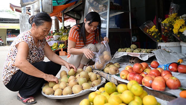 Rau, củ, quả, thủy hải sản sẽ tiến hành luân phiên nhau giảm giá từ ngày 27/12.
