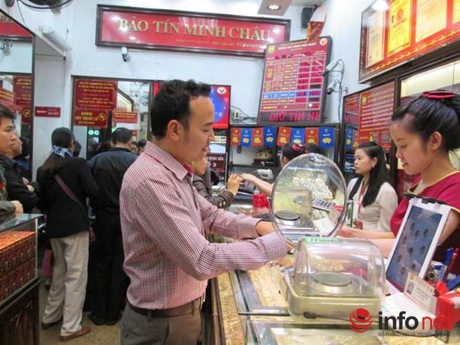 Ngan 'tien ban' do vao gom vang hinh anh