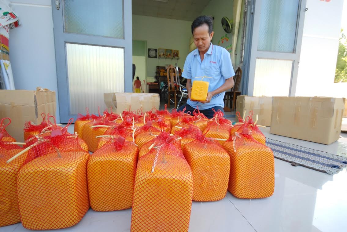 Theo ông Liêm tỷ lệ trồng dưa độc đáo này tỷ lệ thành công khoảng 30-55%, đa phần là do ảnh hưởng thời tiết. Ảnh Ngọc Trinh.