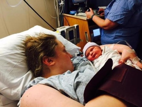 1 gio truoc khi sinh moi biet co bau hinh anh