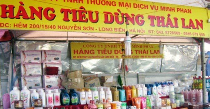Hàng Thái Lan đang được 