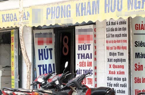 Pha thai cong nghe cao: Chieu tro cua phong kham tu hinh anh