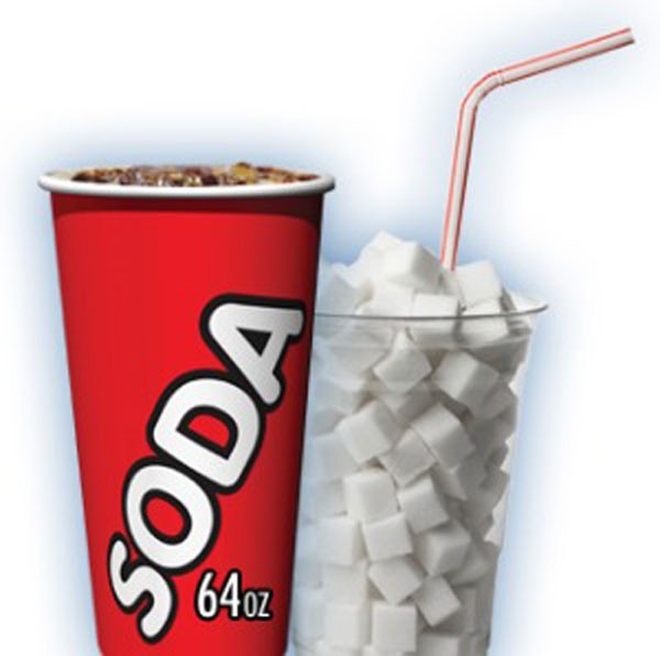 Soda có đường không tốt cho sức khỏe.
