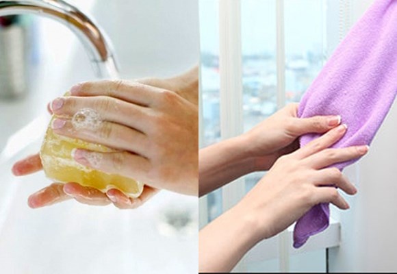 Giữ sạch sẽ. Một cách siêu dễ dàng để ngăn ngừa mụn là luôn luôn sử dụng khăn và vỏ gối sạch. Nghe có vẻ đơn giản như vậy nhưng rất nhiều bạn thường bỏ qua điều này, bằng việc sử dụng khăn bẩn bạn đã tạo điều kiện cho mụn phát triển trên làn da mình. Vì vậy, luôn luôn rửa tay trước khi chạm vào da mặt bạn.