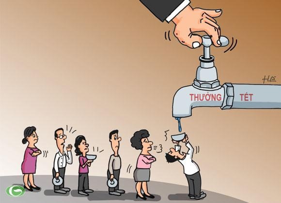 Bức tranh thưởng Tết 2015 ở Trung Quốc đang thực sự ảm đạm.