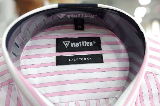 Tem áo sơmi Việt Tiến thật.