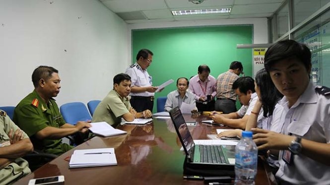 Ông Nguyễn Tấn Hùng đọc quyết định thanh tra công ty Tân Hiệp Phát.