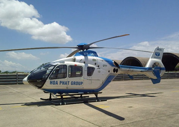 Chiếc máy bay của đại gia Hòa Phát