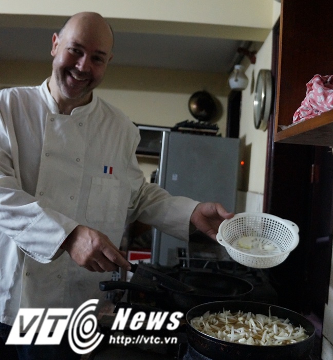 David còn là một người đầu bếp với những món ăn mang đặc trưng ẩm thực nước Pháp.