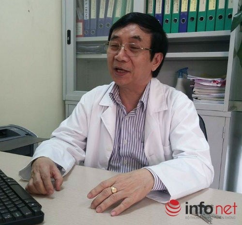 PGS TS Ngô Duy Thìn - Trưởng trung tâm bảo quản mô.