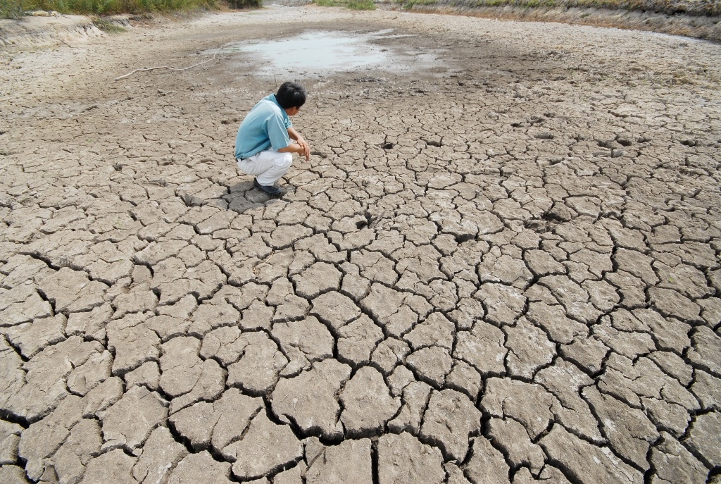 Nuoc can, dat kho nut o vung han mien Tay hinh anh