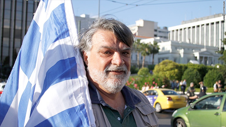 Nguoi Hy Lap roi boi truoc kha nang chia tay dong euro hinh anh