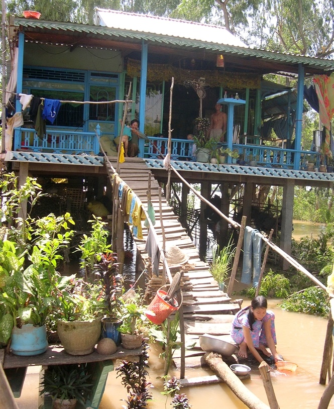 Nét nhà miền Tây Nam Bộ ảnh 2 Net nha mien Tay Nam Bo anh 2