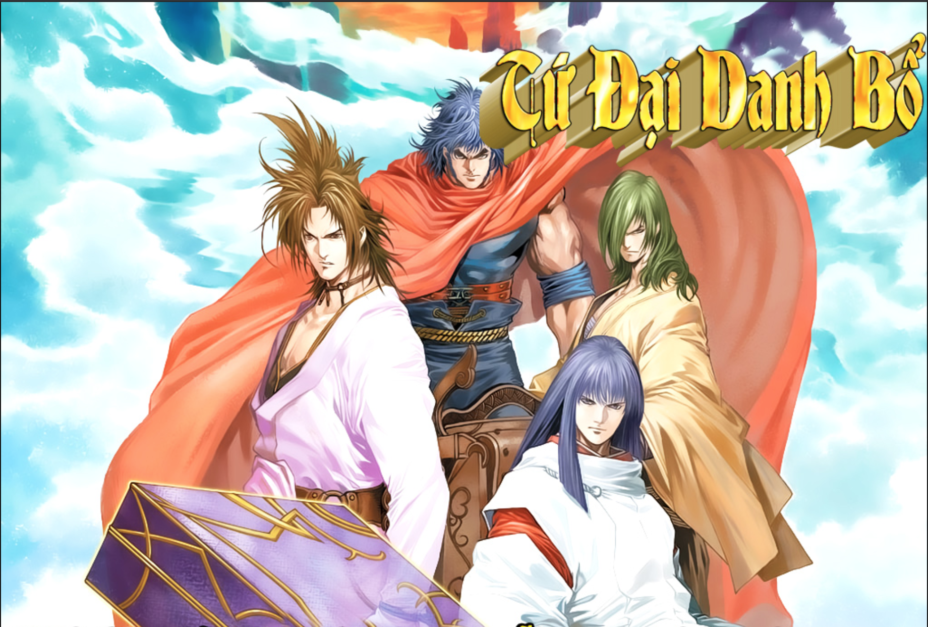 Bon bo truyen tranh kiem hiep duoc ua thich hinh anh