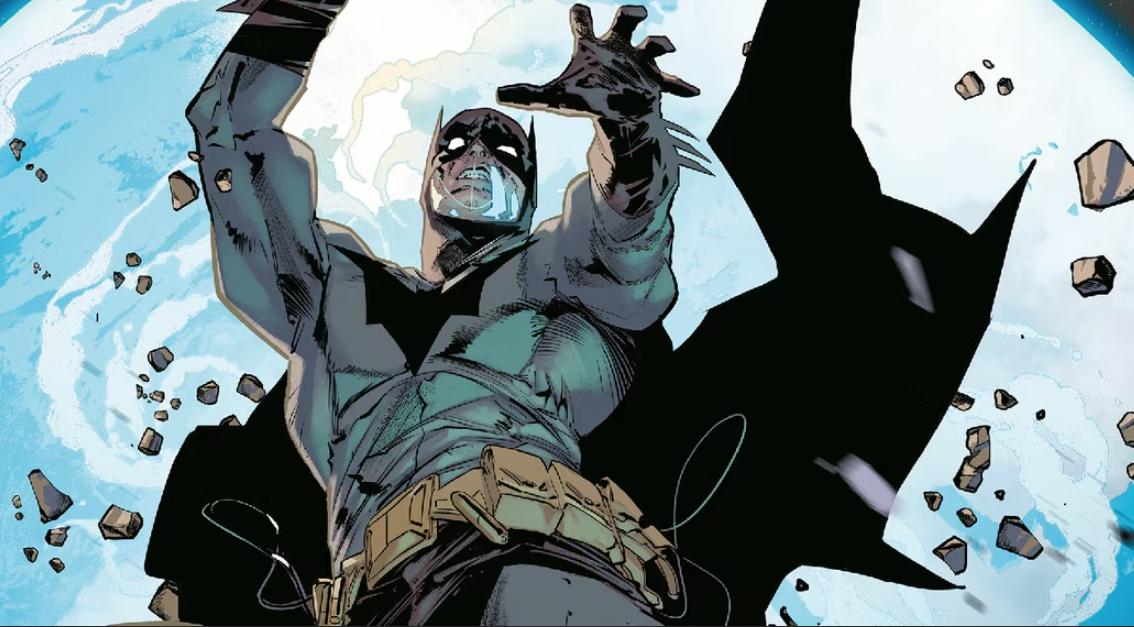 Batman song sot sau khi roi xuong Trai Dat tu vu tru hinh anh