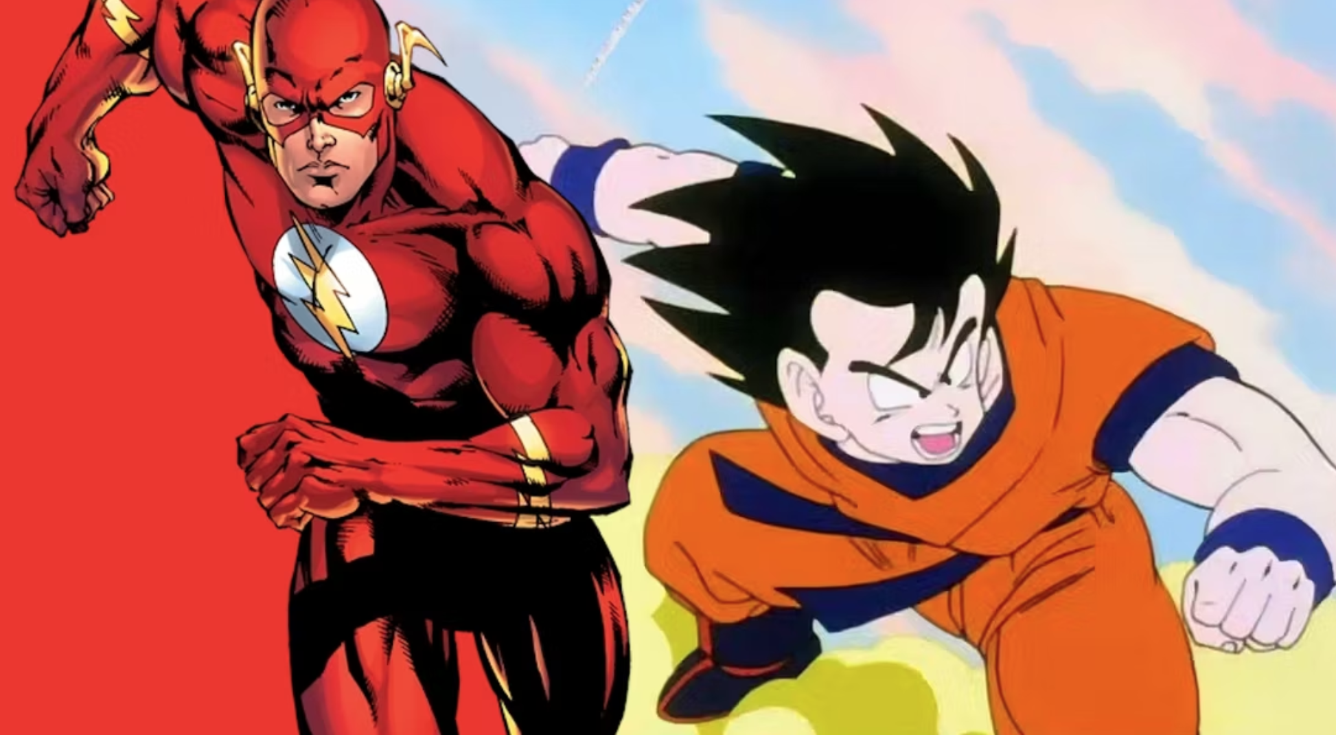 Goku co nhanh hon Flash khong hinh anh