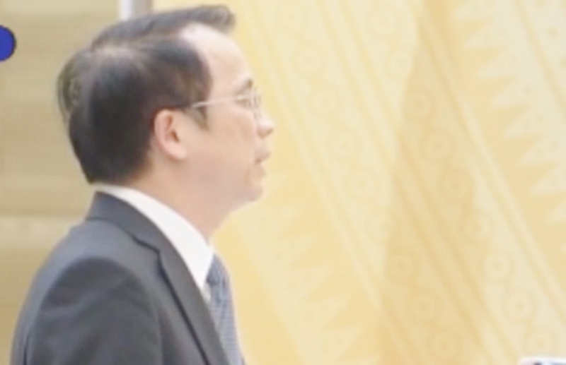 Thu truong GD&DT bao cao ve chat luong giao su, pho giao su hinh anh