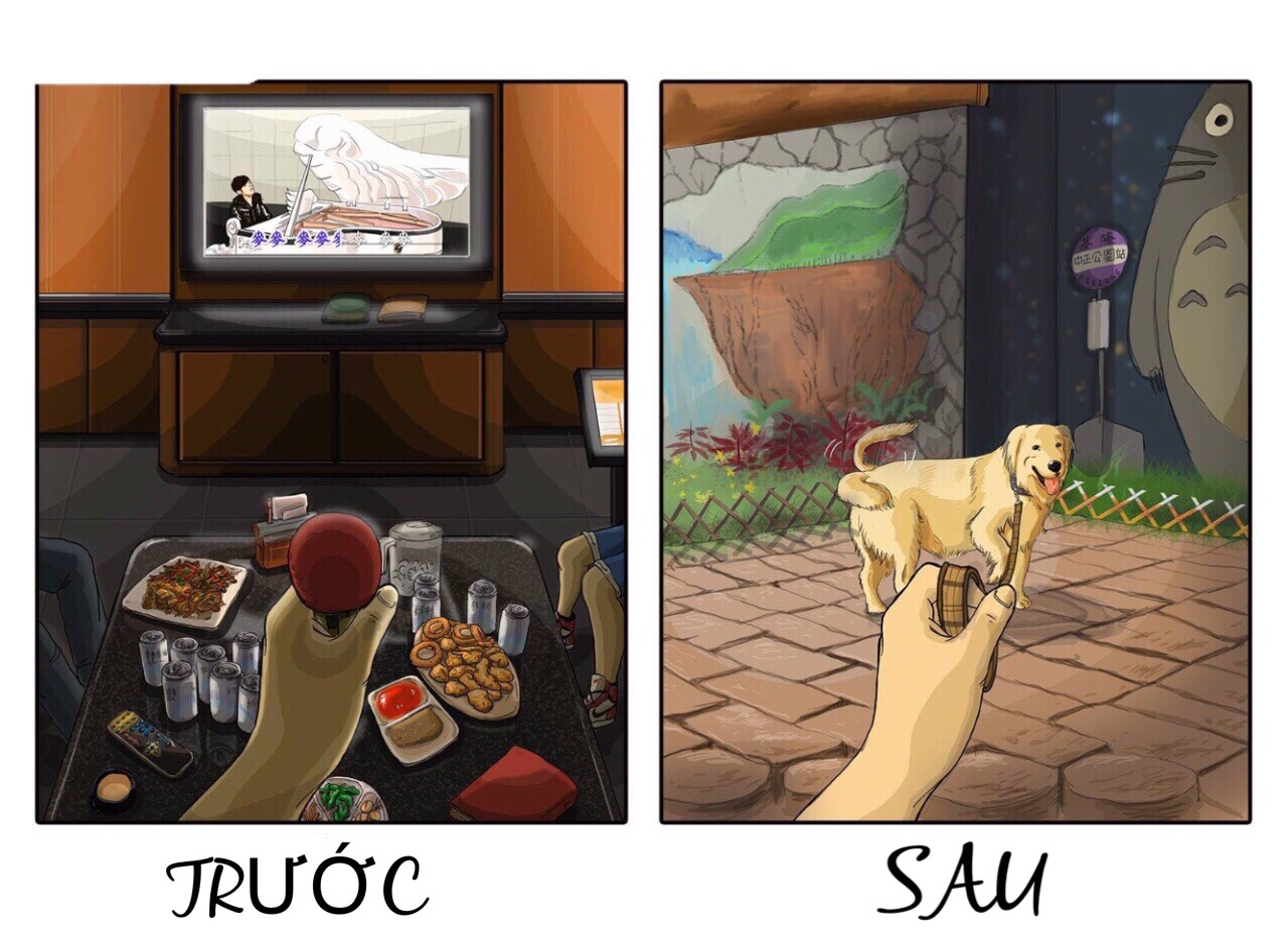 truoc va sau khi nuoi pet anh 7