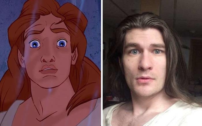 Giam 32 kg, chang trai tro nen noi tieng vi giong hoang tu Disney hinh anh