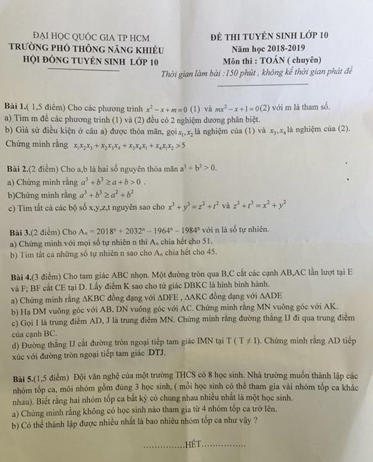 thi vao 10 o Sai Gon anh 1