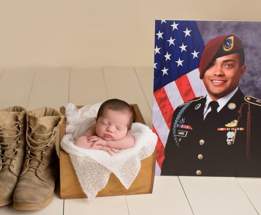 bo anh con gai cua nguoi linh my hy sinh va dong doi anh 1