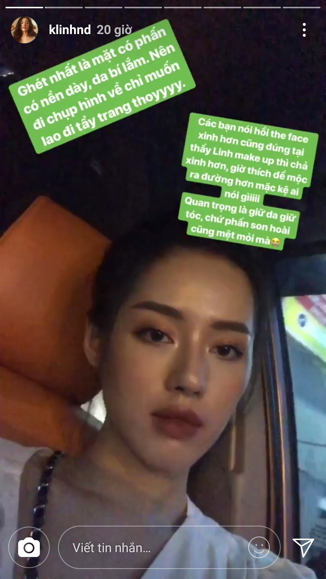 khánh linh the face đáp trả khi bị chê xấu ảnh 3 khanh linh the face dap tra khi bi che xau anh 3