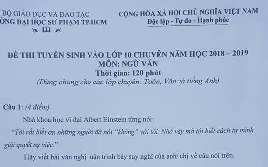 Thi sinh bat khoc sau gio thi Ngu van vao lop 10 Trung hoc Thuc hanh hinh anh